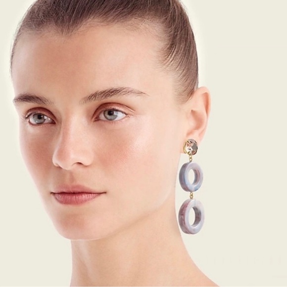 J Crew Made-in-Italy Round Drop Earrings - Picture 7 of 7